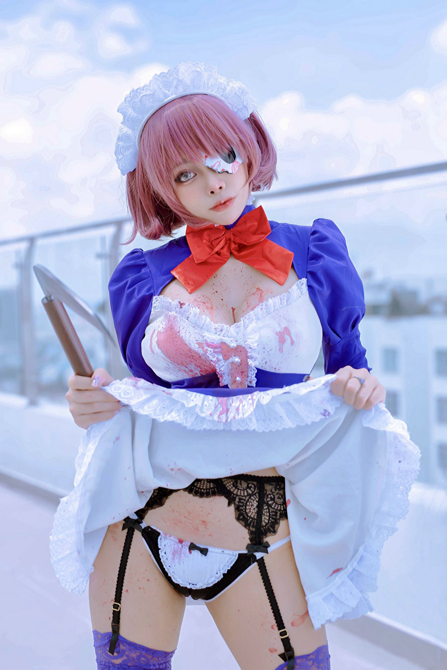 日本性感萝莉Byoru - Maid Mask / 50P3V-639MB / cos萌妹-绅士图