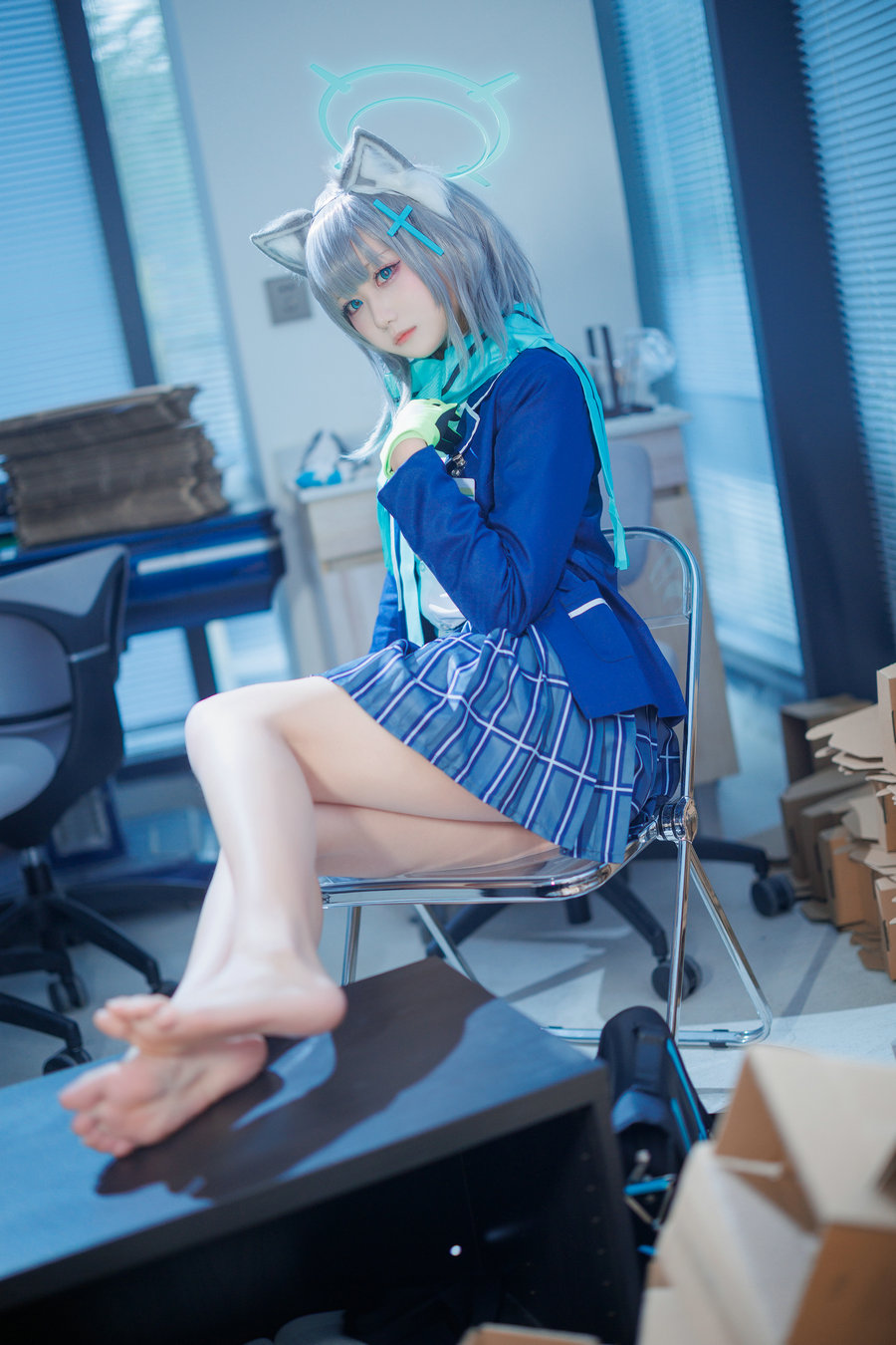 lunananya – 场照 砂狼白子 / 16P-130MB / cos萌妹-绅士图
