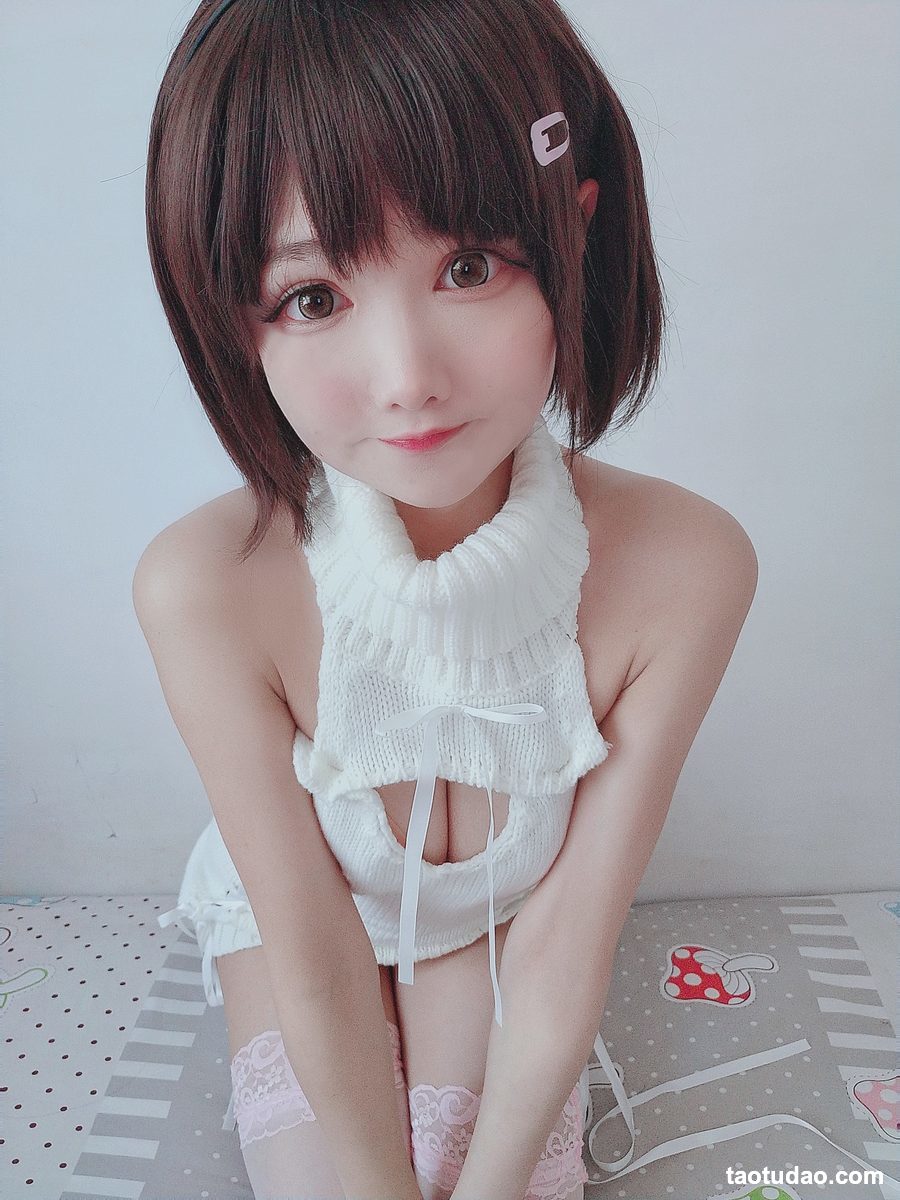 羽天shine –  白色毛衣写真 [112P4V-659MB]-绅士图