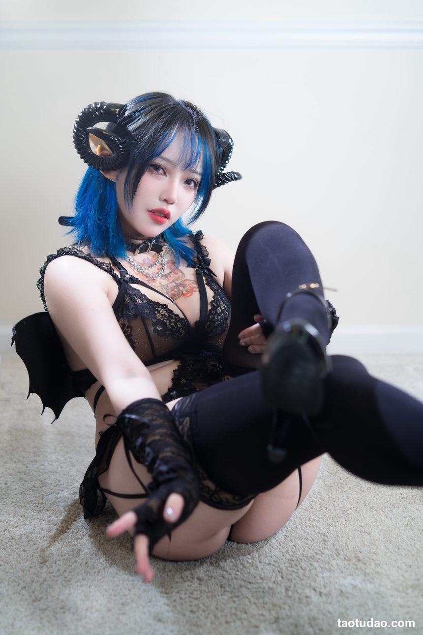 图片[3]-狐洛洛子-深蓝魅魔[46P-580MB]-绅士图