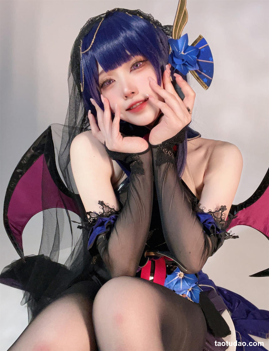 图片[4]-安食Ajiki 原神 雷电将军魅魔 [35P-259M]-绅士图