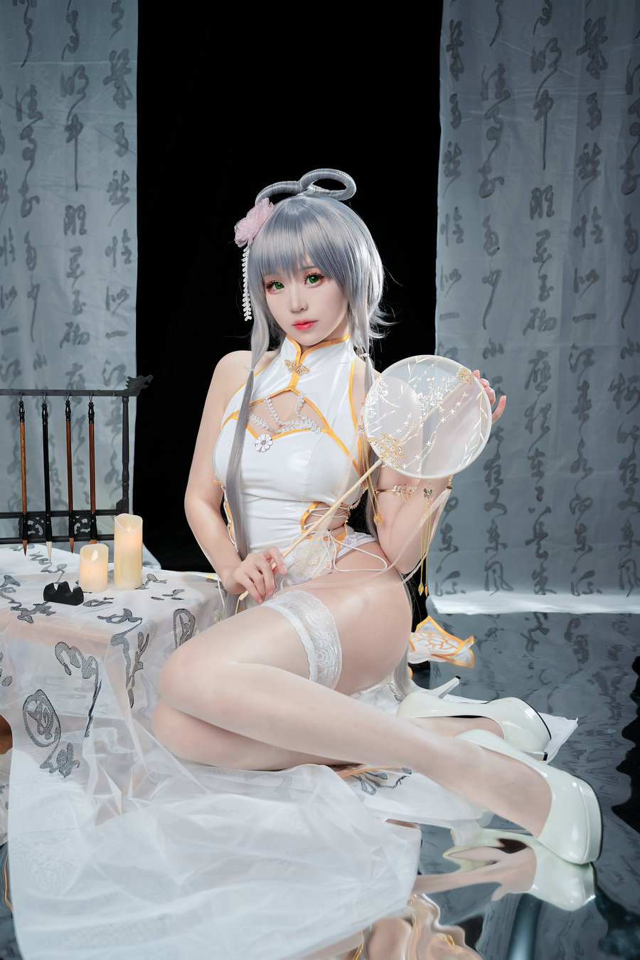 miko酱ww - 洛天依旗袍 / 30P-272MB / cos萌妹-绅士图