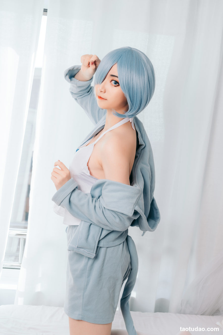 图片[3]-许枳 NO.005 蕾姆的小床 [21P-127MB]-绅士图