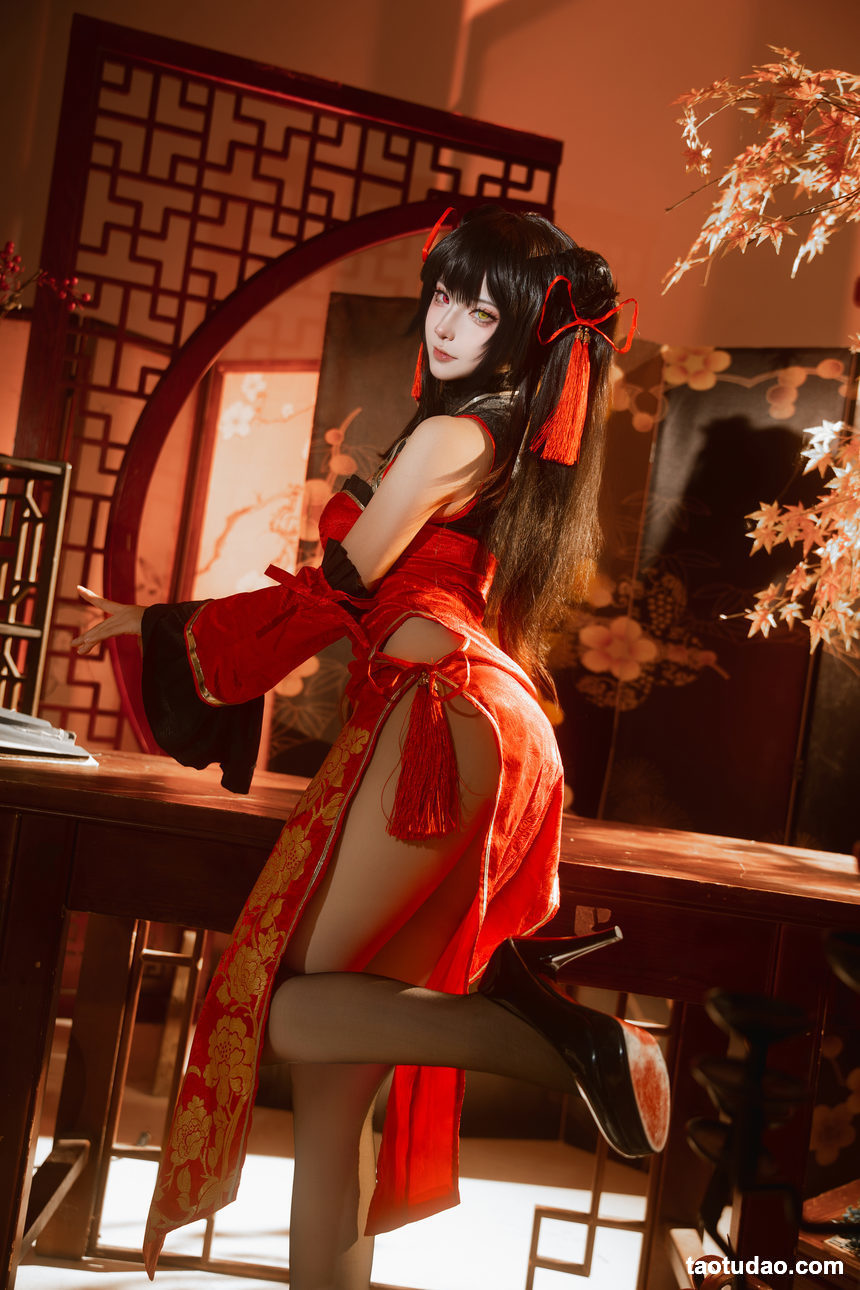 图片[2]-Seya-狮砸 2025年01月限定 狂三旗袍 [12P-200MB]-绅士图