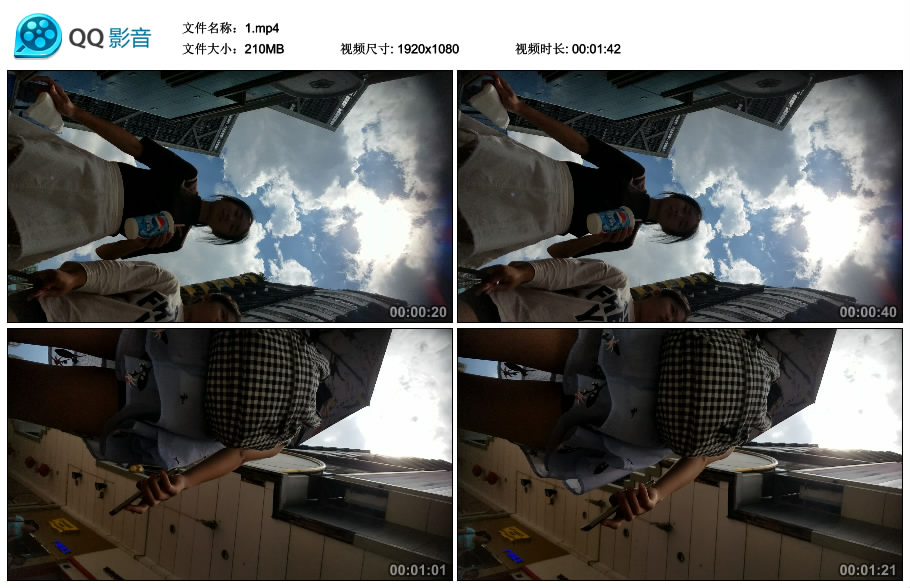 精选街拍视频 No.1989 尘烟大师CD作品 - 伞下的少女 / 210MB / 街拍视频-绅士图