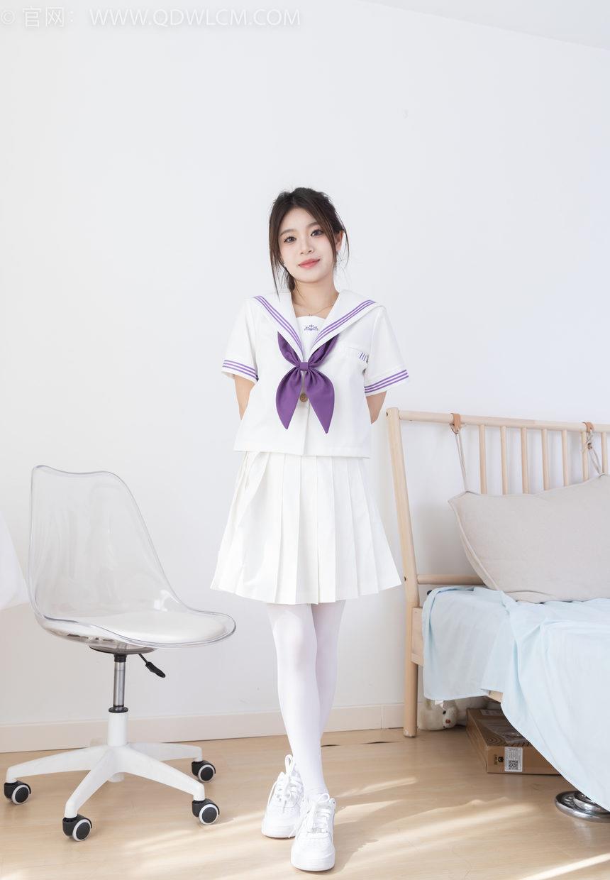 图片[4]-物恋传媒 NO.2317 闪闪-板鞋、厚白丝、jk制服[160P-1V-3.73G]-艺库