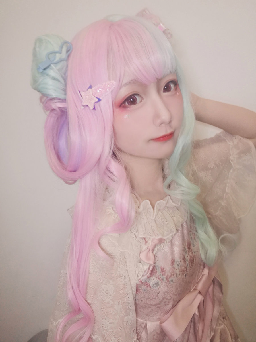动漫博主弦音sic - lolita草莓薄荷冰淇淋 / 7P-13MB / cos萌妹-绅士图