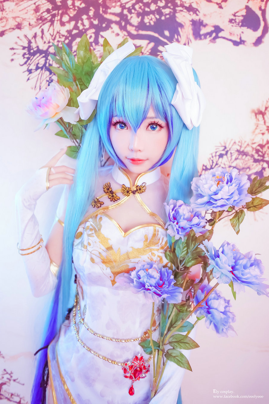 Ely_eee(ElyEE子) – 初音旗袍 / 10P-23MB / cos萌妹-绅士图