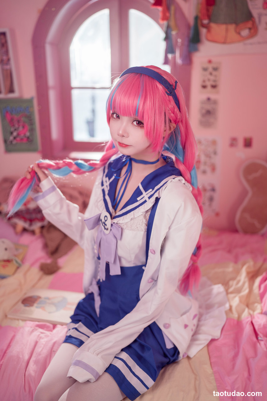 图片[4]-艾西Aiwest – NO.01 湊阿库娅 私服 [55P-600MB]-绅士图