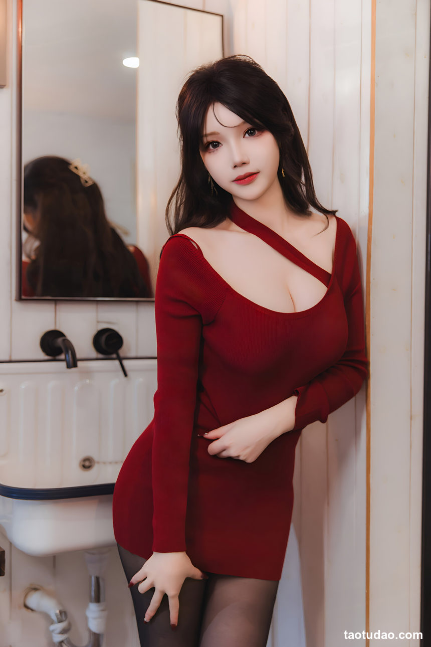 图片[2]-雪晴Astra –  红裙黑丝小娇妻 [65P+2V-1.68G]-绅士图