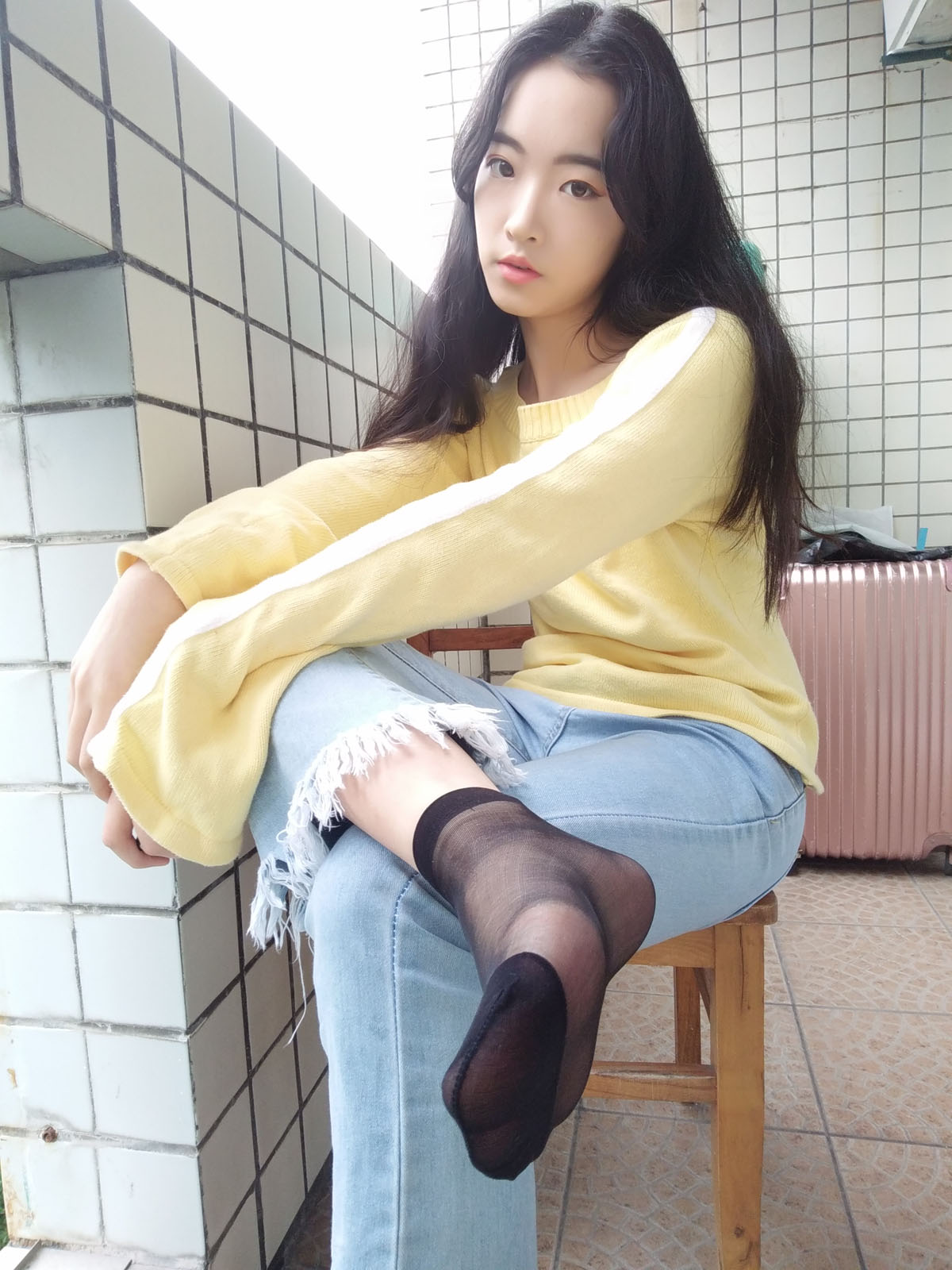 图片[5]-学妹校园寝室丝短袜美脚 全套（自动更新）-绅士图