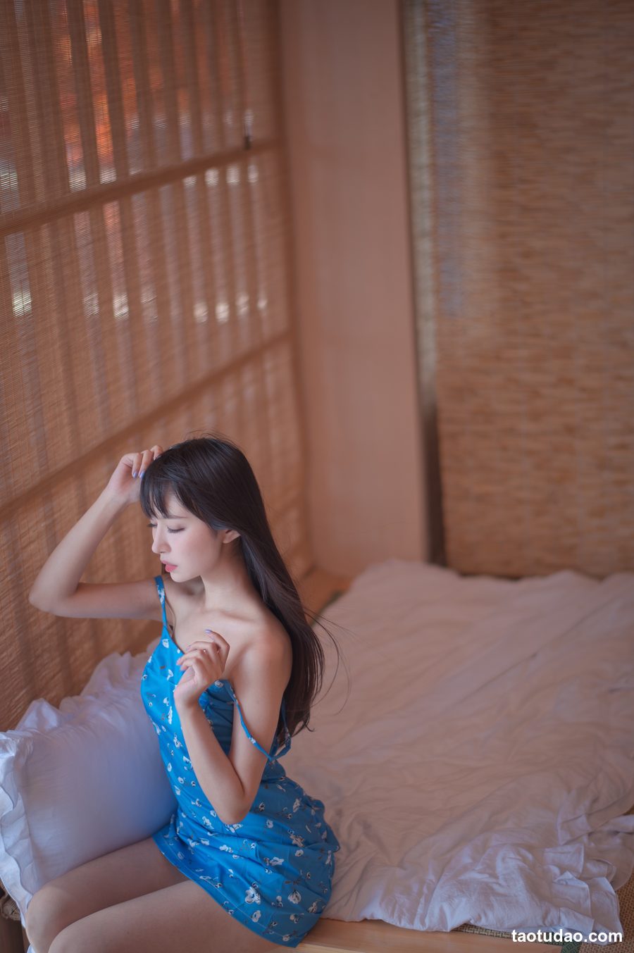 图片[4]-Shika小鹿鹿 – 蓝裙子 [16P-96MB]-绅士图