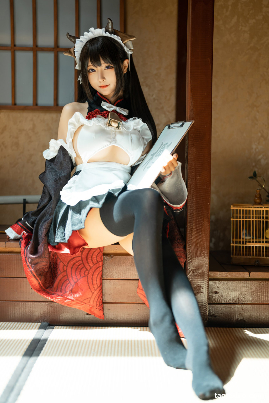 蠢沫沫 - NO.217 牛牛女仆 [15P-144MB]-绅士图