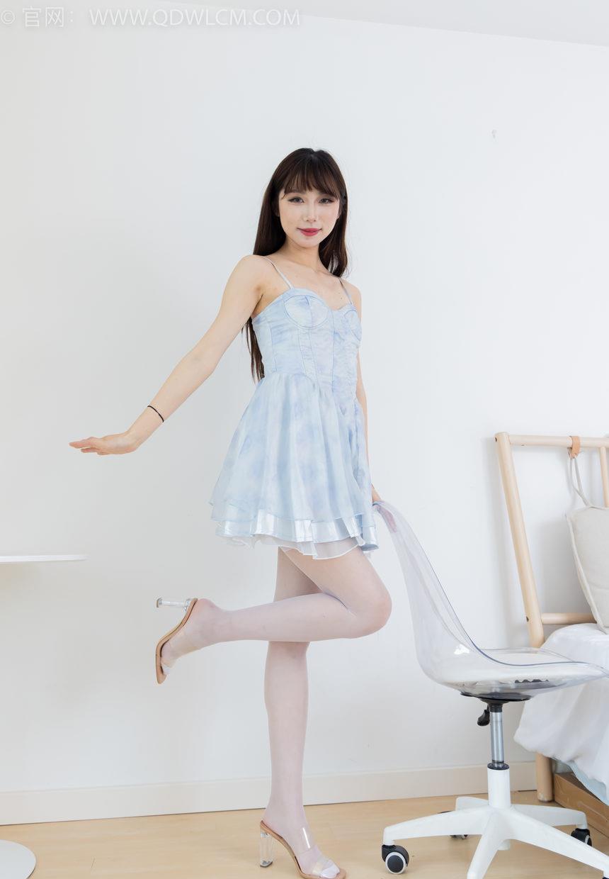 图片[4]-物恋传媒 NO.2295 泡泡-高跟鞋、薄白丝（脚尖加固款）、裸足[150P-1V-3.5G]-绅士图