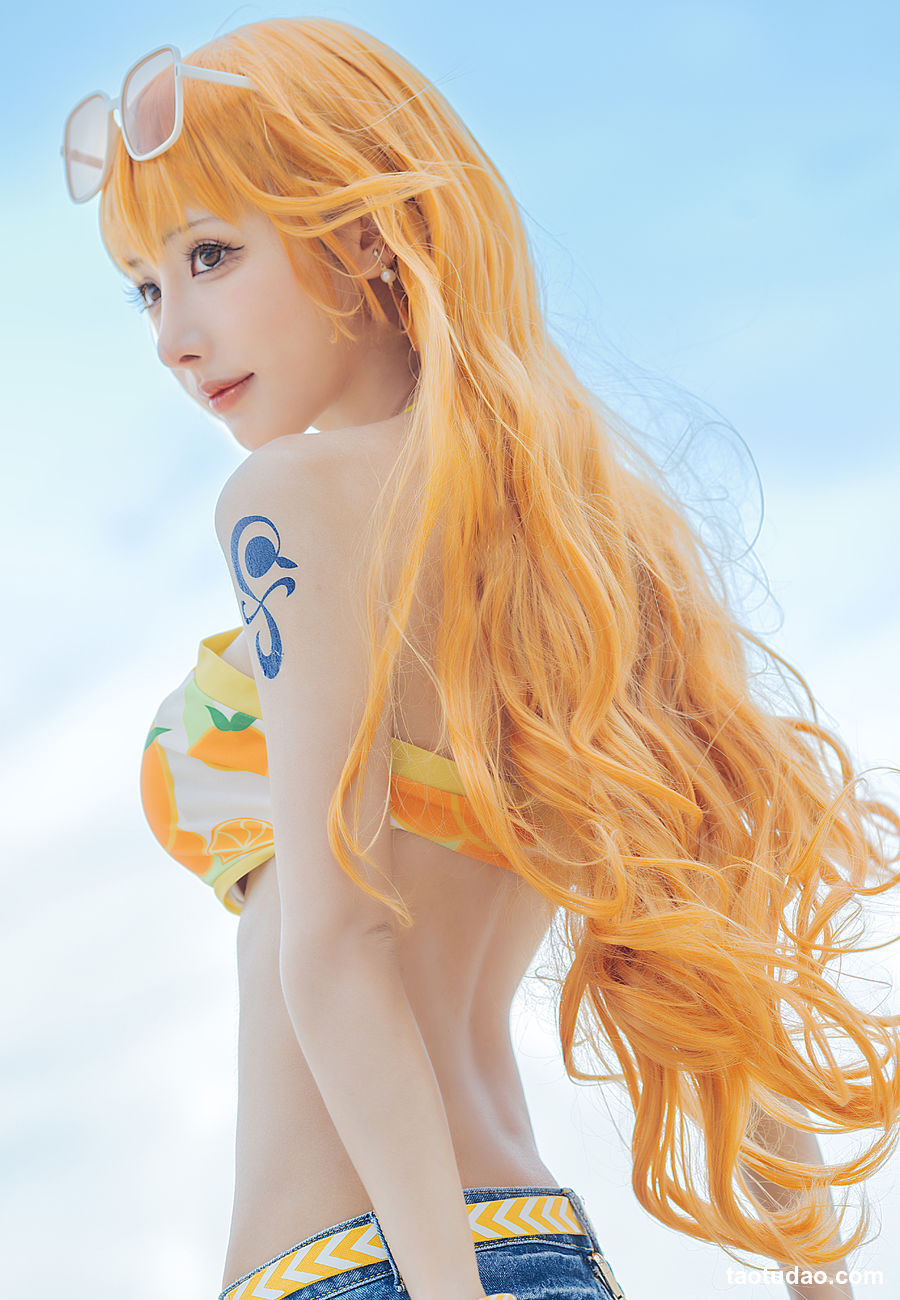 图片[4]-紫氯氯 – NO.18 海贼王 娜美 [9P-19MB]-绅士图