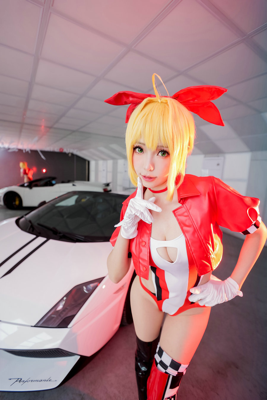 Ely_eee(ElyEE子) - 尼禄 赛车 / 30P-137MB / cos萌妹-绅士图