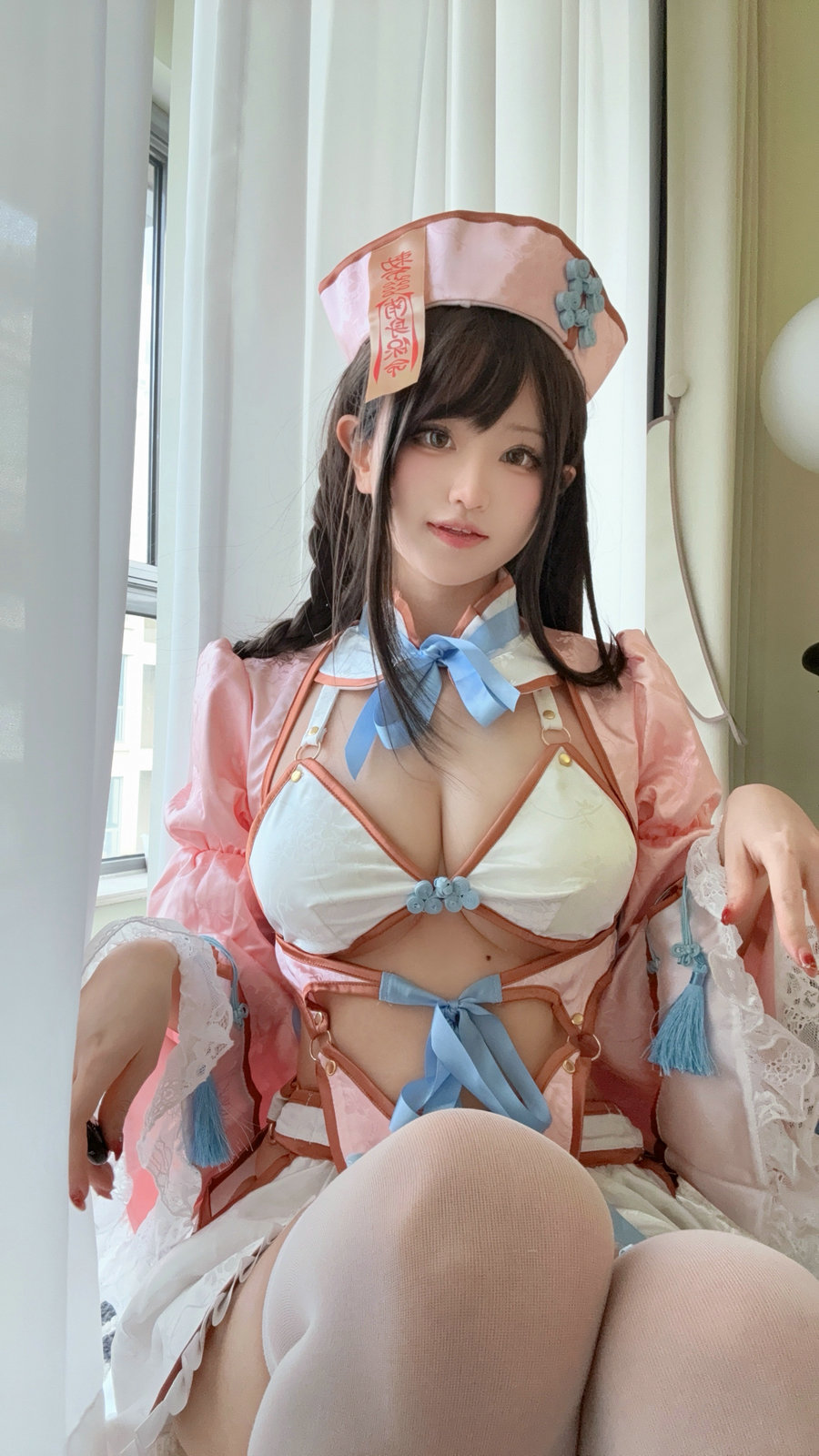 千阳(ちよ) – 粉红女僵尸 / 14P-17MB / cos萌妹-绅士图