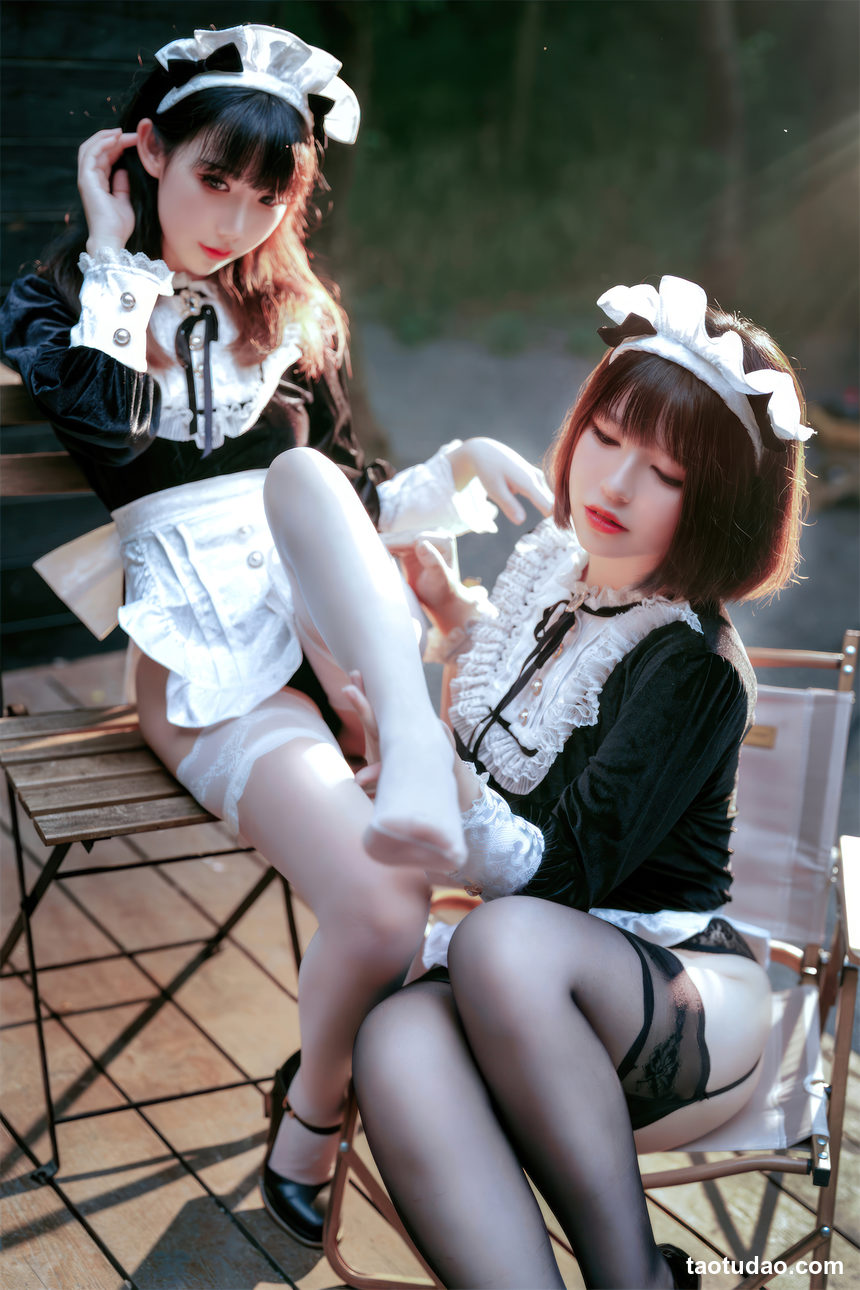 半半子&面饼仙儿-Maid姉妹[74P-548MB]-绅士图