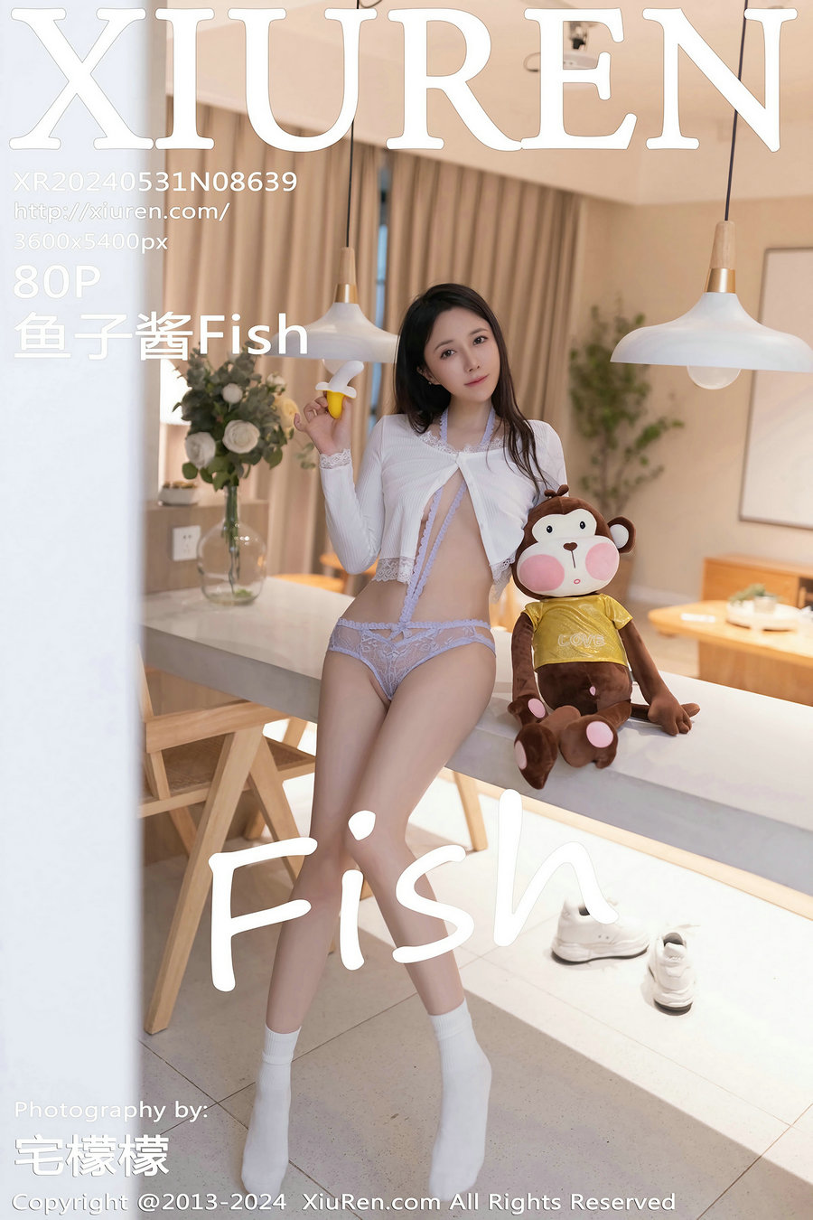 / 秀人美媛馆 / 2024.05.31 No.8639 鱼子酱Fish / 80P348MB / 秀人网-绅士图