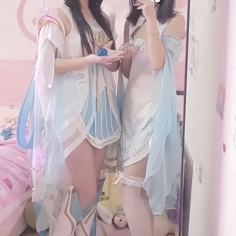 《王者荣耀》甜美女神COS西施,纯净又温婉,成片超级仙气飘飘