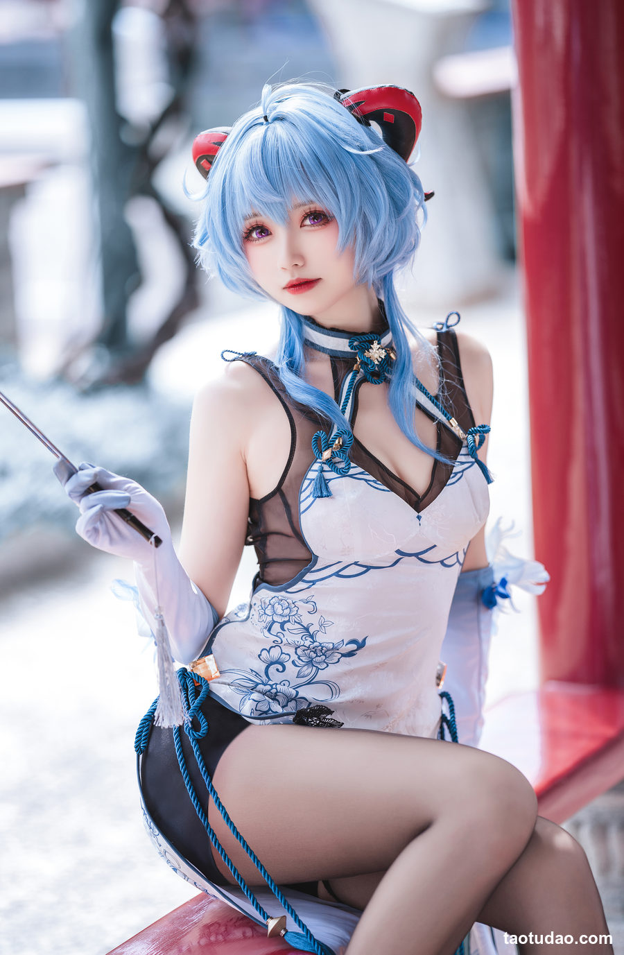 图片[3]-大大卷卷小卷 – 原神甘雨 旗袍 [18P-83MB]-绅士图