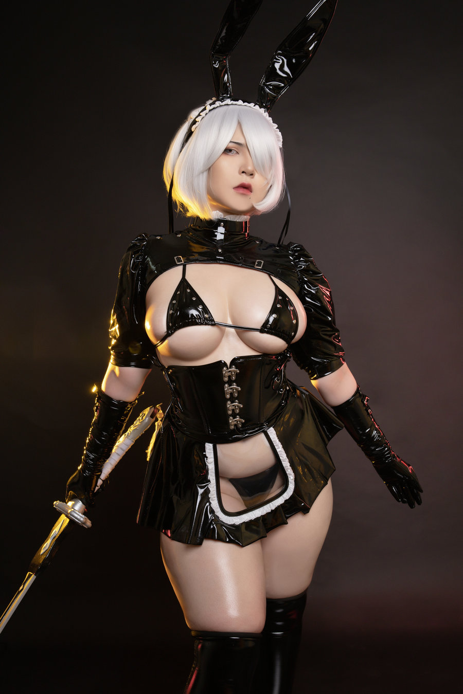 Uy Uy - 2B Maid Bunny / 35P13V-511MB / cos萌妹-绅士图