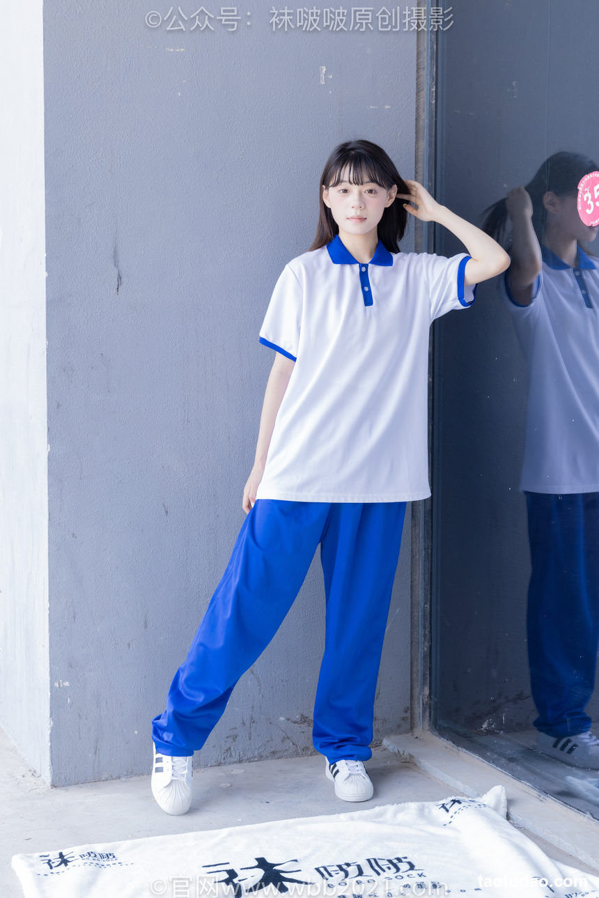 图片[3]-[BoBoSocks袜啵啵]NO.393 糯米-板鞋、白棉袜、裸足、校服[150P+1V／7.01GB]-绅士图