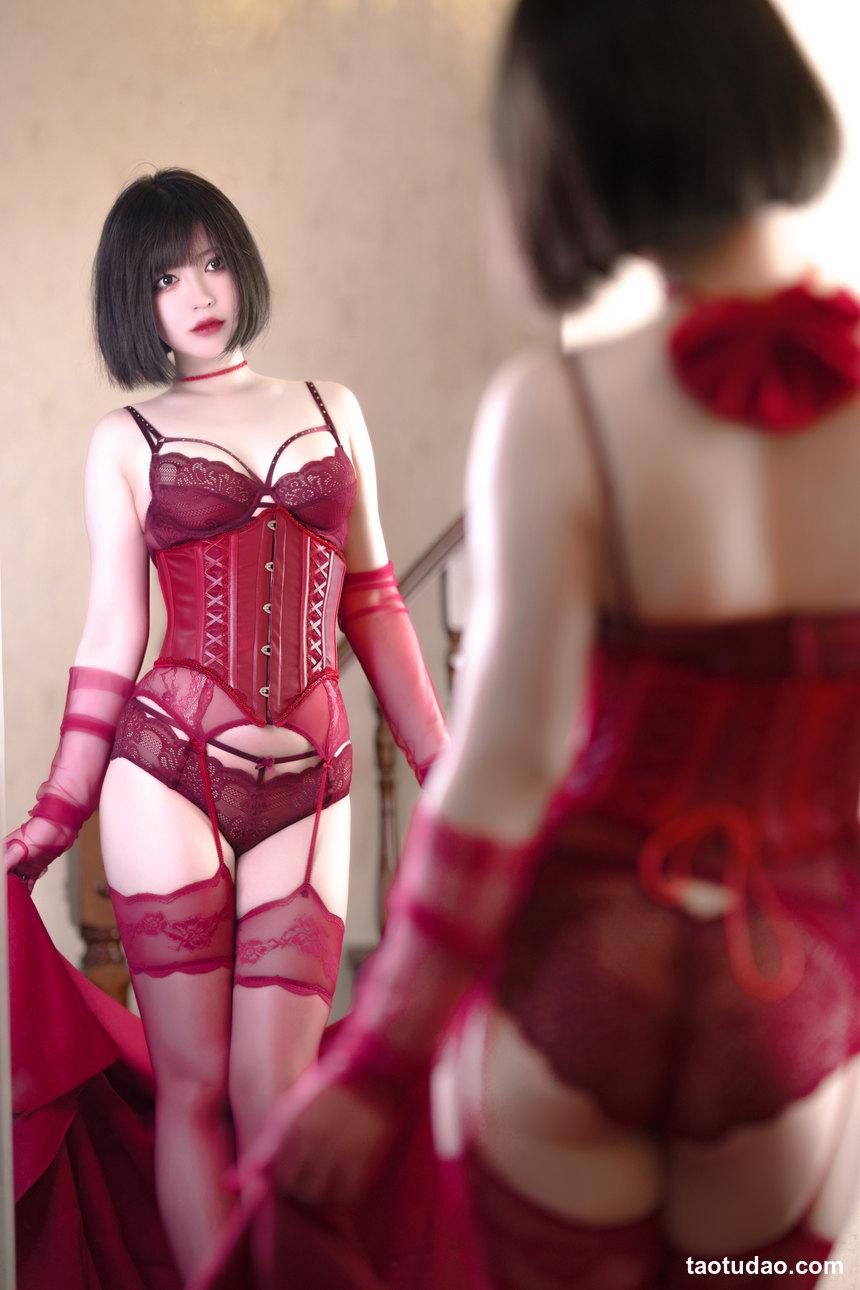 图片[4]-半半子 – NO.67 RED 赤紅 Vol.03 [57P-110MB]-绅士图