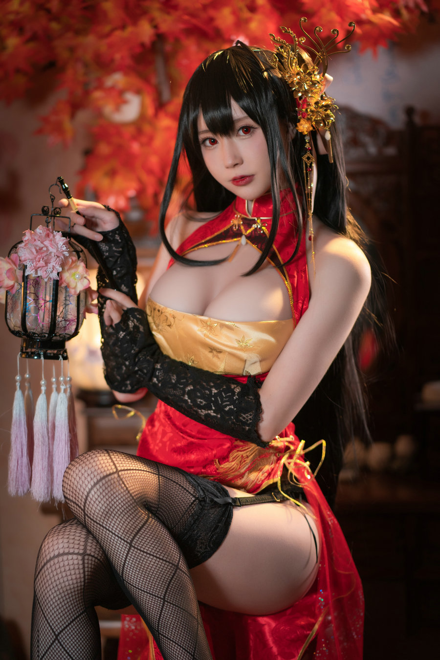 西园寺南歌写真 – 大凤 旗袍 / 35P-163MB / cos萌妹-绅士图