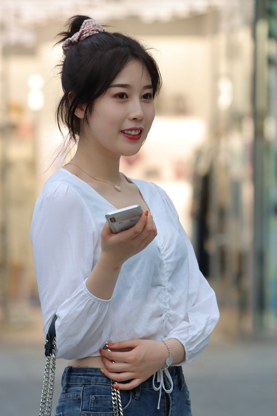 精选街拍视频 No.8772 牛仔裤甜美清新 / 67P-592MB /-艺库