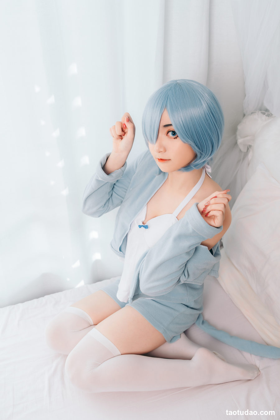 图片[4]-许枳 NO.005 蕾姆的小床 [21P-127MB]-绅士图