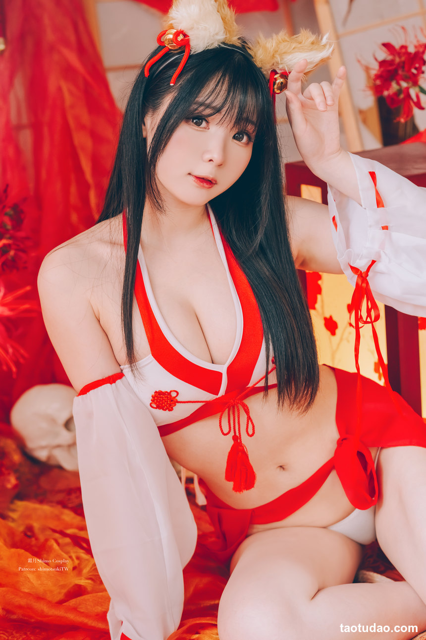 霜月shimo - NO.69 Fox Miko [14P-535MB]-绅士图