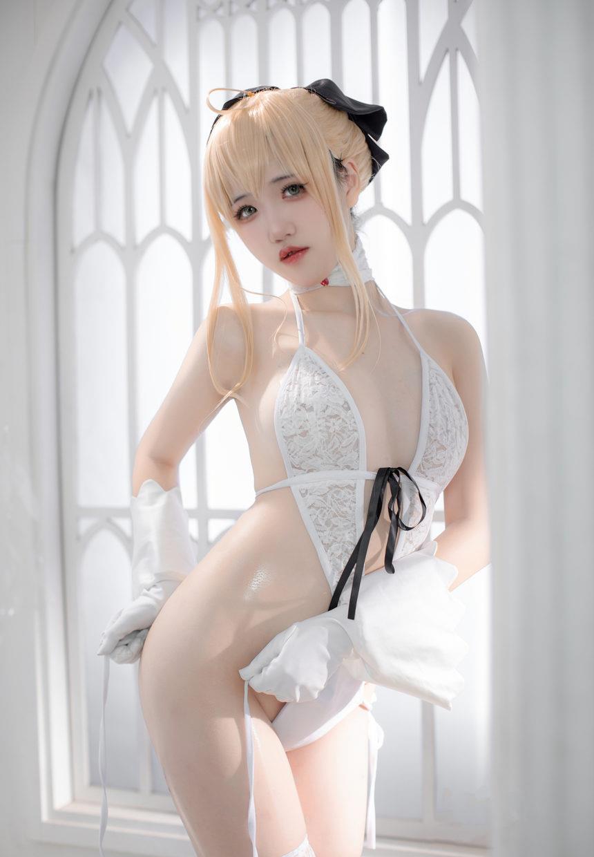 阿薰kaOri – FGO 白Saber [50P-199MB]-艺库