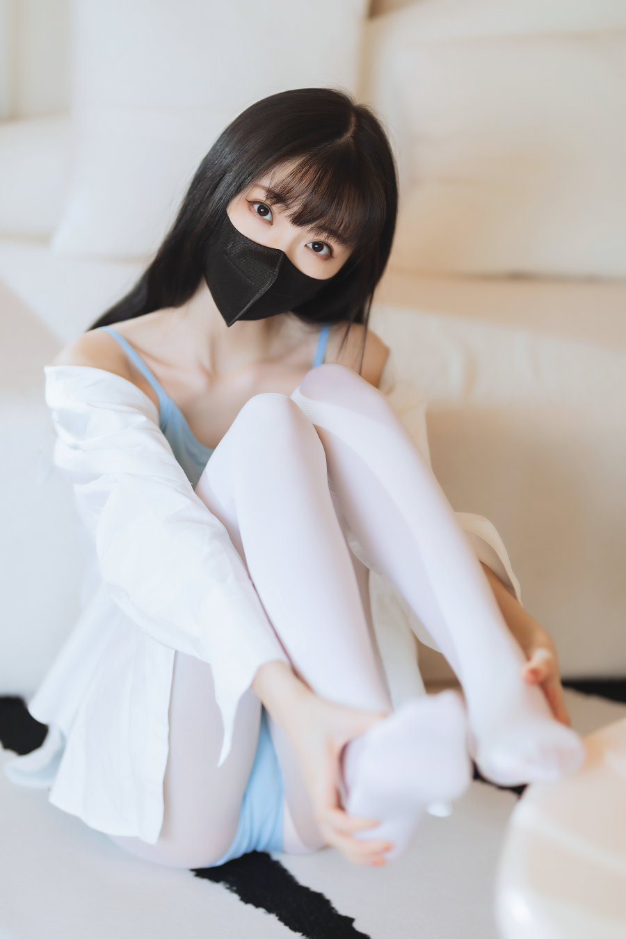 许岚(叁月life) - 蓝色芭蕾 / 40P-446MB / cos萌妹-绅士图