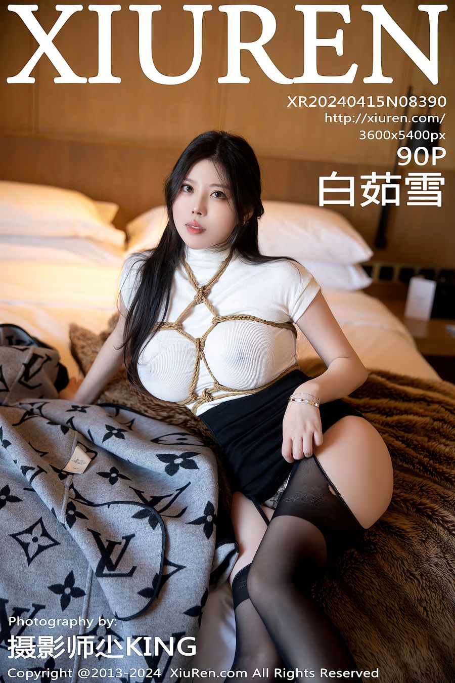/ 秀人美媛馆 / 2024.04.15 No.8390 白茹雪 / 90P887MB / 秀人网-绅士图