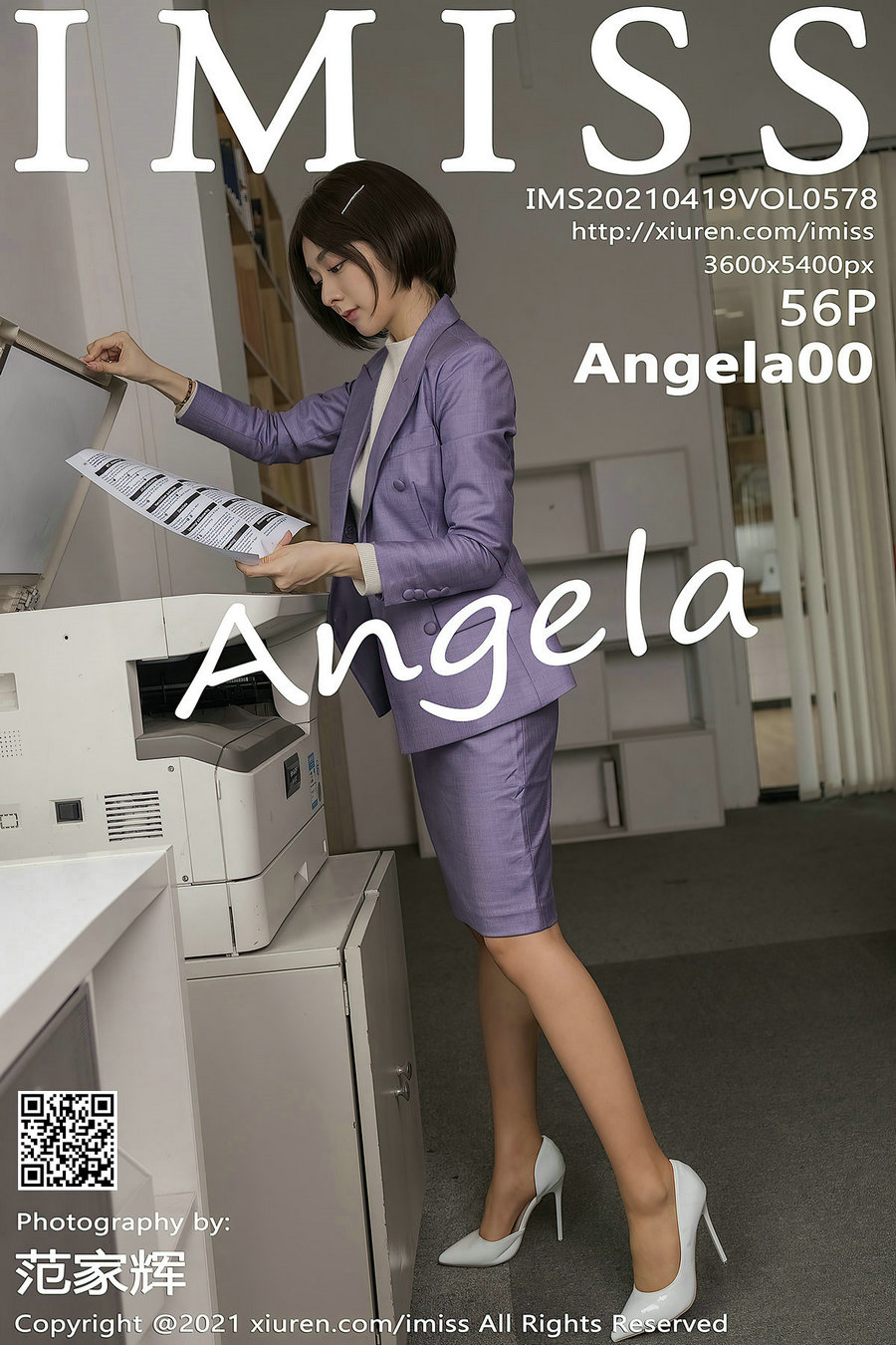 / IMiss /爱蜜社 2021.04.19 Vol.578 Angela00 / 56P588MB / 秀人旗下-绅士图