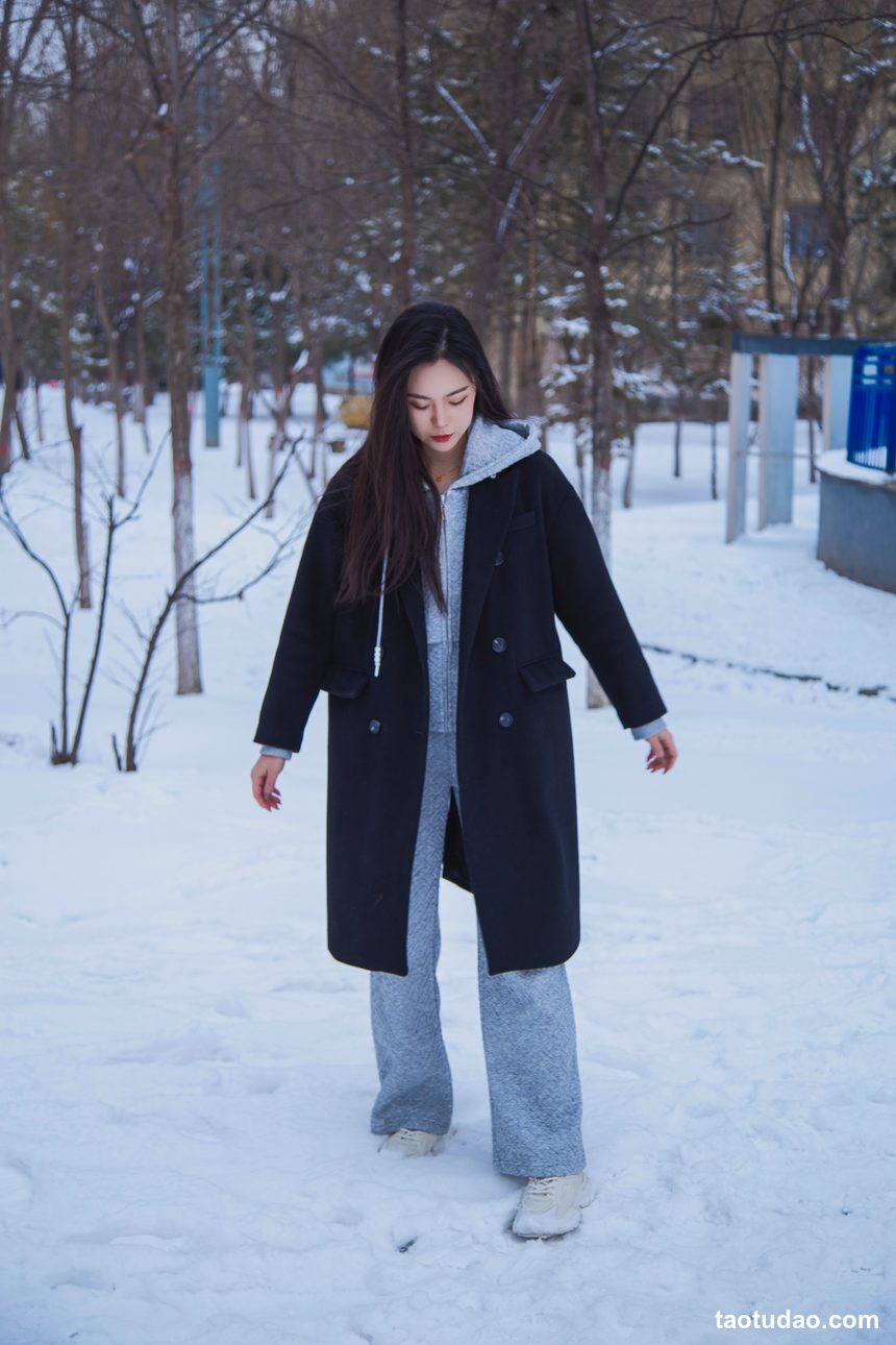 [织梦映像]NO.060 踏雪无痕-首次雪景拍摄，天寒地冻[300P+1V／3.58GB]-绅士图