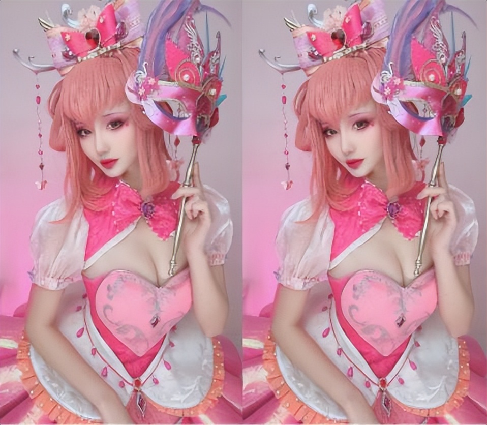 《叶罗丽》女神COS情公主,腰部线条好绝,网友:人间真人芭比?