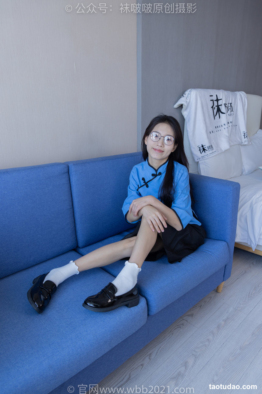 图片[3]-[BoBoSocks袜啵啵]NO.279 芝士-皮鞋、白棉袜、民国学生装[145P+1V／5.74GB]-绅士图