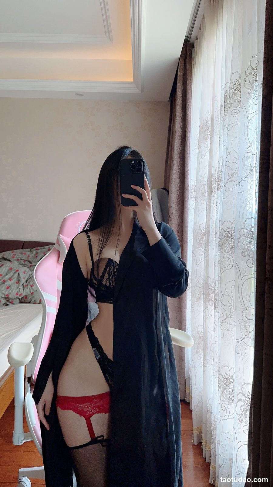 图片[3]-俏妞qiaoniuTT – 长衫蕾丝配套[26P-108MB]-绅士图