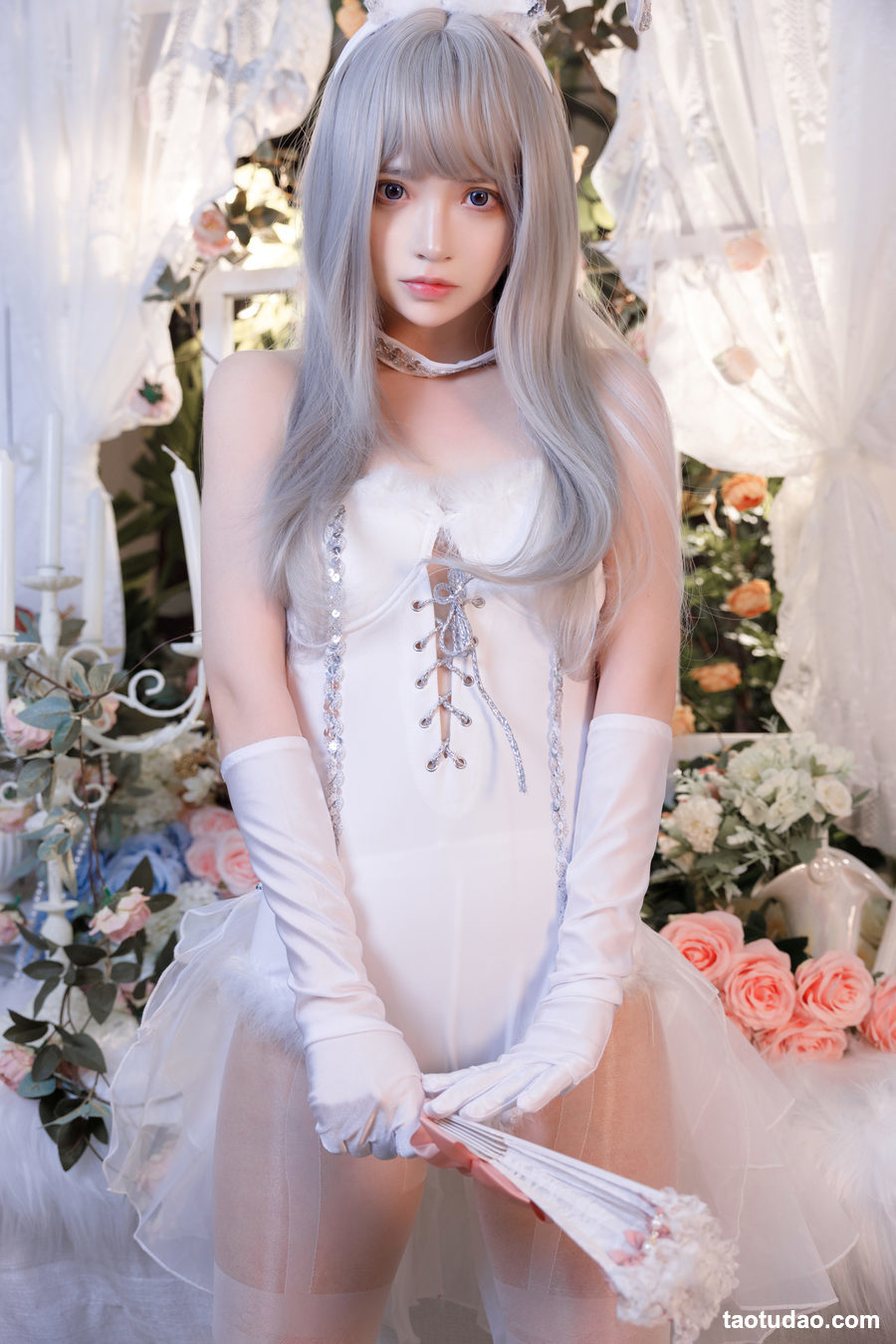 图片[2]-疯猫ss –  纯白绒绒兔 [40P+2V-1.02GB]-绅士图