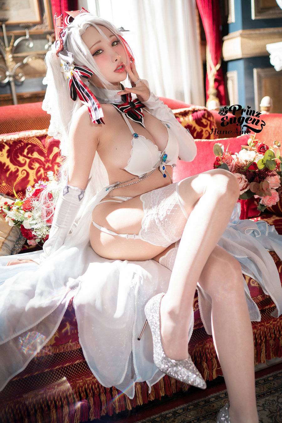 Hane Ame 雨波写真 - 欧根亲王 婚纱 / 27P-84MB / cos萌妹-绅士图
