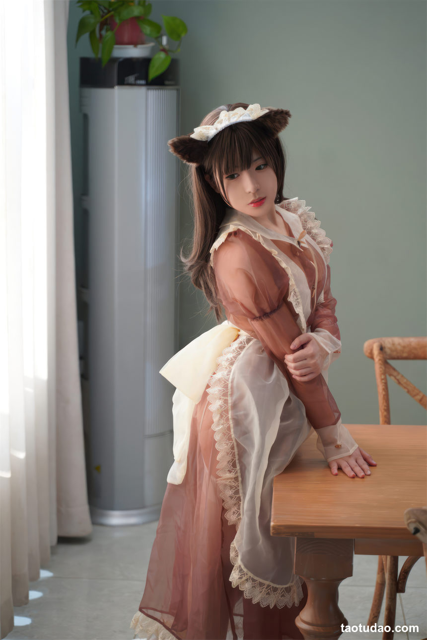 图片[4]-虎森森-棕色透明女仆[35P-229MB]-绅士图