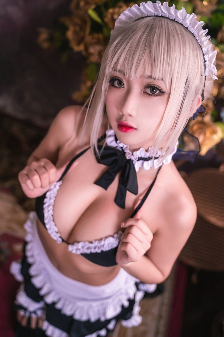 白嫩美少女鬼畜瑶 - 黑呆女仆 (不知火舞) / 34P-566MB / cos萌妹-绅士图