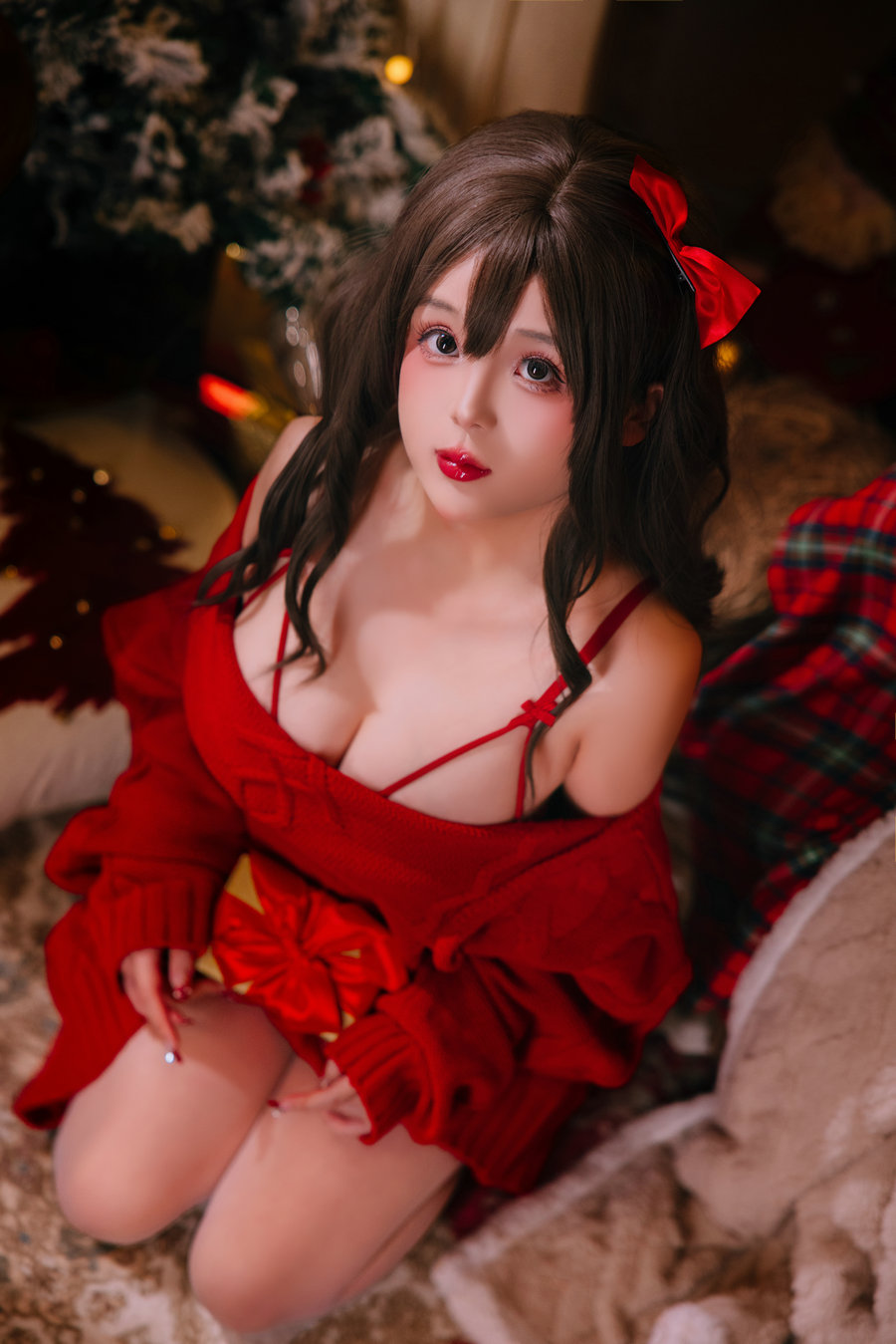 Cosplay日奈娇圣诞毛衣 [98P-2.15GB]-绅士图