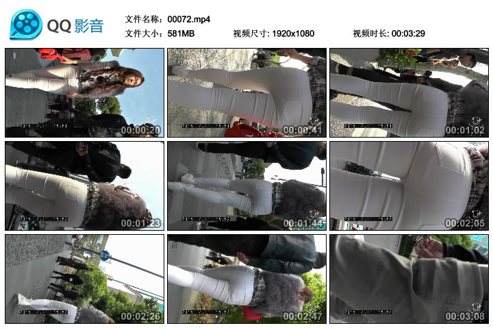 精选街拍视频 No.164 欧阳幽明作品 性感白裤长腿美女 / MP4-732MB / 街拍视频-绅士图