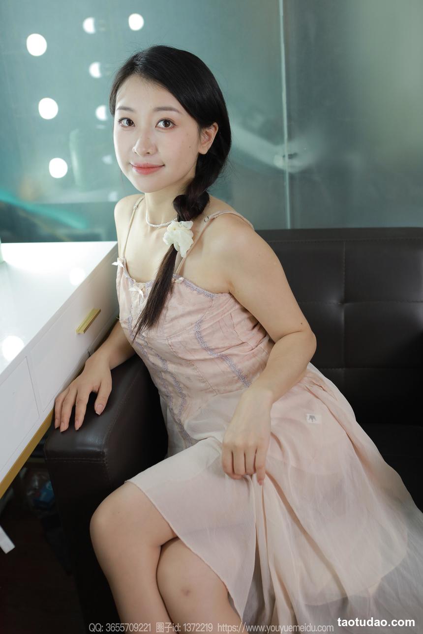 [IESS异思趣向] 2024.08.05 丝享家 1812 小婕《藕粉吊带裙》[88P-58.6M]-绅士图