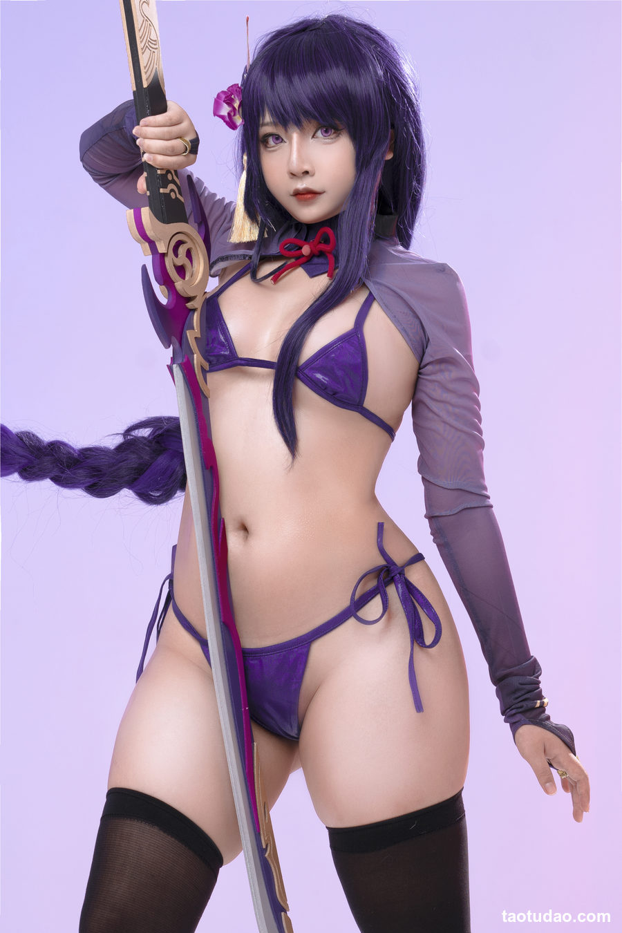 图片[3]-Sayo Momo – Raiden Shogun [10P-61MB]-绅士图
