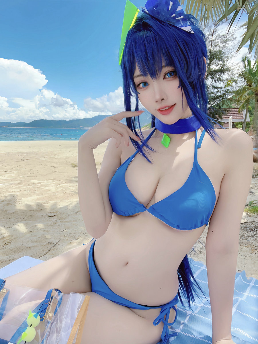 宫本桜 – 新泽西泳装 / 18P-67MB / cos萌妹-绅士图