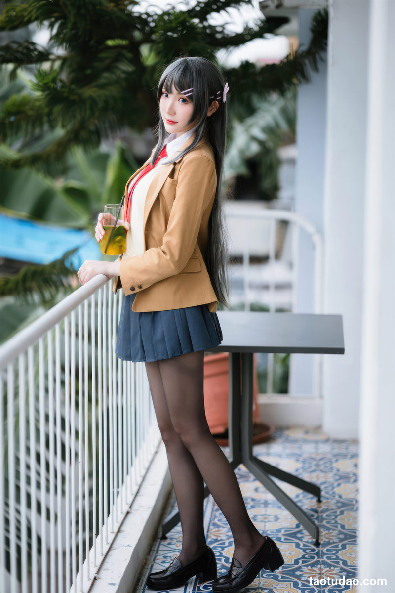 图片[4]-瓜希酱 – 樱岛麻衣 校服 [26P-74MB]-绅士图